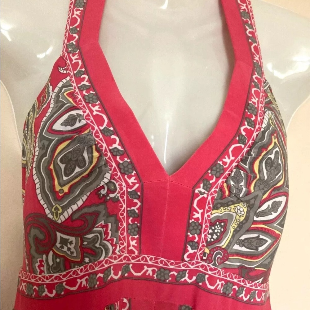 INC Paisley Maxi Dress Petite Large